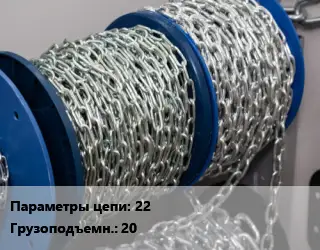 Цепь 22 Грузопод.:20